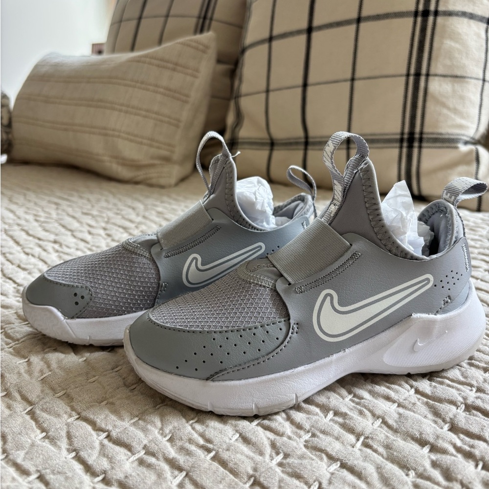Nike Kids Gray Slip-On Shoes